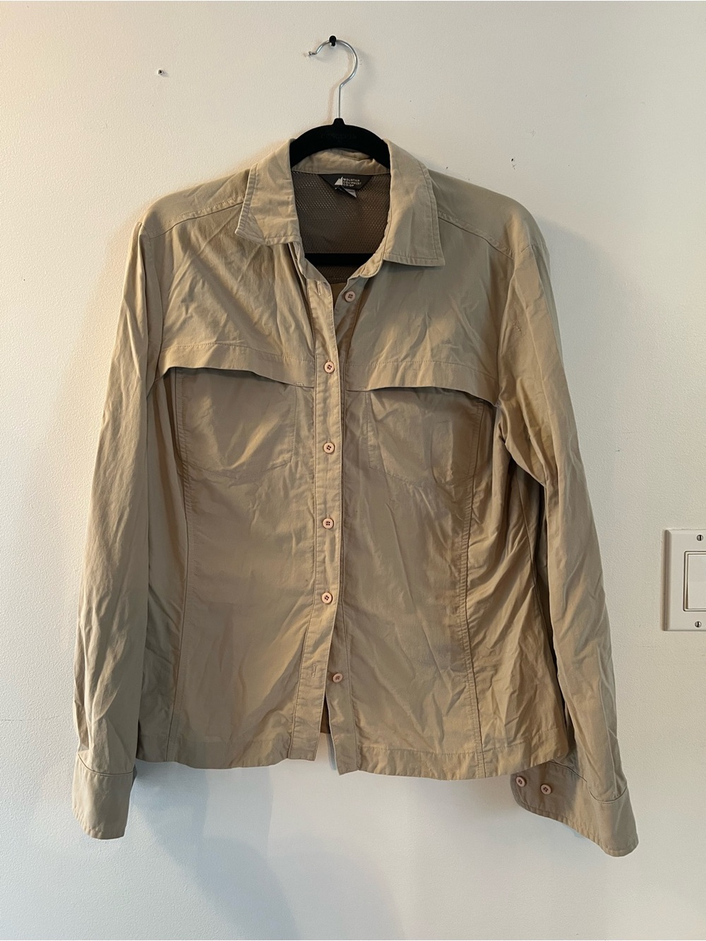 Columbia Women's Utility Button-Up Jacket in Beige